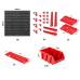 Настінна панель для інструментів Kistenberg 156х78см 12 контейнерів (MIX549)