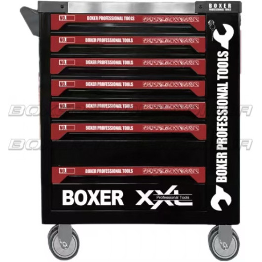 Сервісний ящик на колесах з набором інструментів BOXER BX015, 356шт.