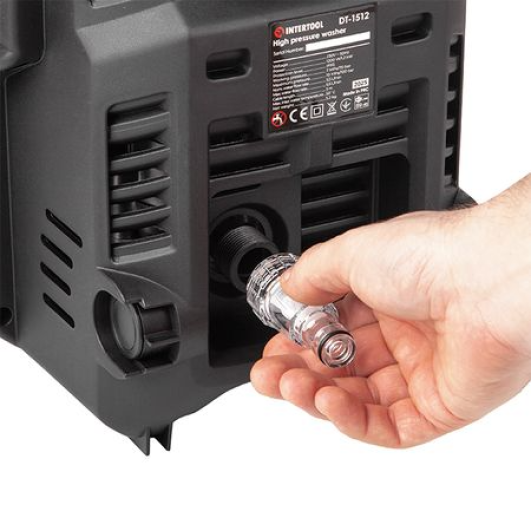 Мойка высокого давления INTERTOOL, 1200 Вт, 70–110 бар, 5.5–6.5 л/мин, шланг 5 м