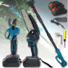 Набір акумуляторного інструменту Секатор 36 В + Акумуляторна мініпила 6"+ Штанга (Ножиці садові) Набір акумуляторного інструменту Секатор 36 В + Акумуляторна мініпила 6"+ Штанга (Ножиці садові)