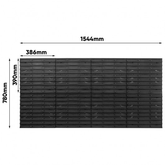 Панель для інструменту Kistenberg 156*78 см + 4 полки
