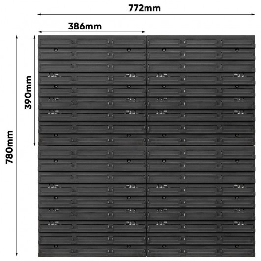 Панель для інструмента Kistenberg. Панель 78х78см/18 контейнерів