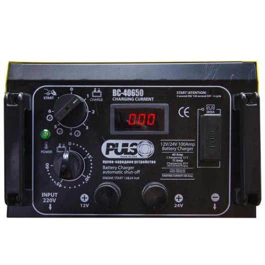 Пуско-зарядний пристрій PULSO BC-40650 12&24V/100A/Start-480A/цифр. індик. (BC-40650)