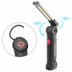 Ліхтар кемпінг W-52-SMD+COB, ЗУ micro USB, вбудований акумулятор, поворот 180? + 180?, магніт, зажим, гак (W52-SMD+COB)