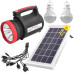 Ліхтар переносний Luxury 1902 T, 5W+22SM, 2 лампи 3W, power bank, вбудований акумулятор, сонячна батарея, ЗУ 220V, Box (1902 T)