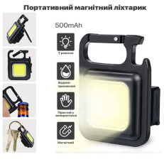 Ліхтар MULTIFUNCTIONAL BL-J031-COB, Li-Ion акумулятор, магніт, карабін, відкривачка, ЗУ Type-C (BL-J031-COB)