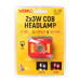 Ліхтар налобний VOIN VL-163, 2 x 3W-COB (W/R)+3W XPE/АКБ800mAh/рег. нахилу (VL-163)