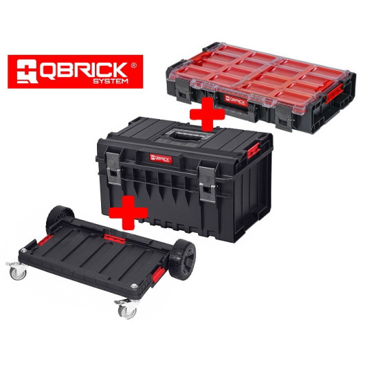Ящик для инструментов QBRICK SYSTEM ONE (PLATFORM+350BASIC+ORGANIZER XL)