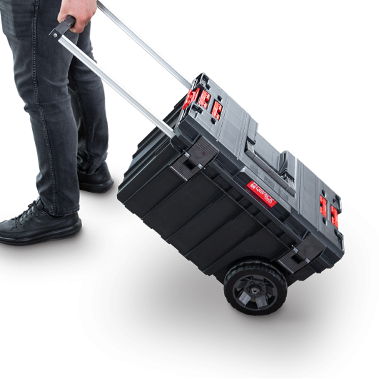 Ящик для инструментов на колесах QBRICK SYSTEM ONE Trolley Profi Размер : 605 x 405 x 345