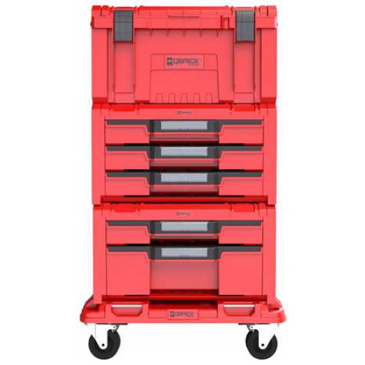 Набор ящиков QBRICK SYSTEM PRO RED SET 4, 2.0 RUHD мобильный шкаф 525 x 345 x 885