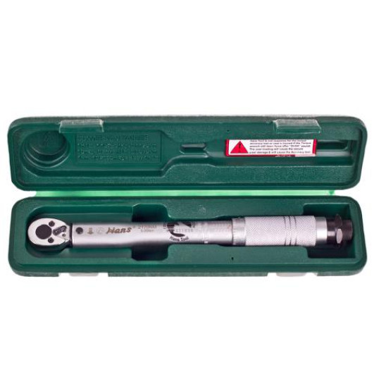 Динамометричний ключ 1/4"DR 5-25HM, 275мм, 580г (2170Nm) HANS (2170Nm)