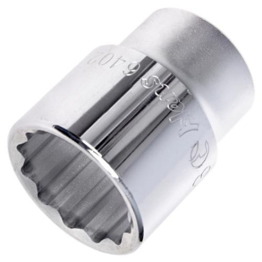 Торцева головка 3/4"DR 12-г  38 мм (6402M38) HANS (6402М38)