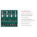Набір торц. головок 1/4"DR4-14мм та 1/2"DR10-32 мм,108 предм(12 г) HANS (TK-108 R2)