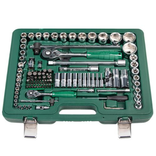 Набір інструмента 158 предметів1/4", 1/2" (TK-158E) HANS (ТК-158E)