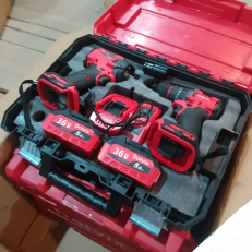 Набір акумуляторних інструментів 2 в 1, 36V дриль-шуруповерт та ударний гайковерт Набір акумуляторних інструментів 2 в 1, 36V дриль-шуруповерт та ударний гайковерт